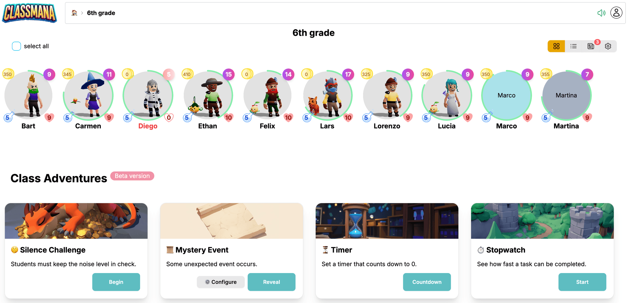 Stilhedsudfordring i Klasseeventyr