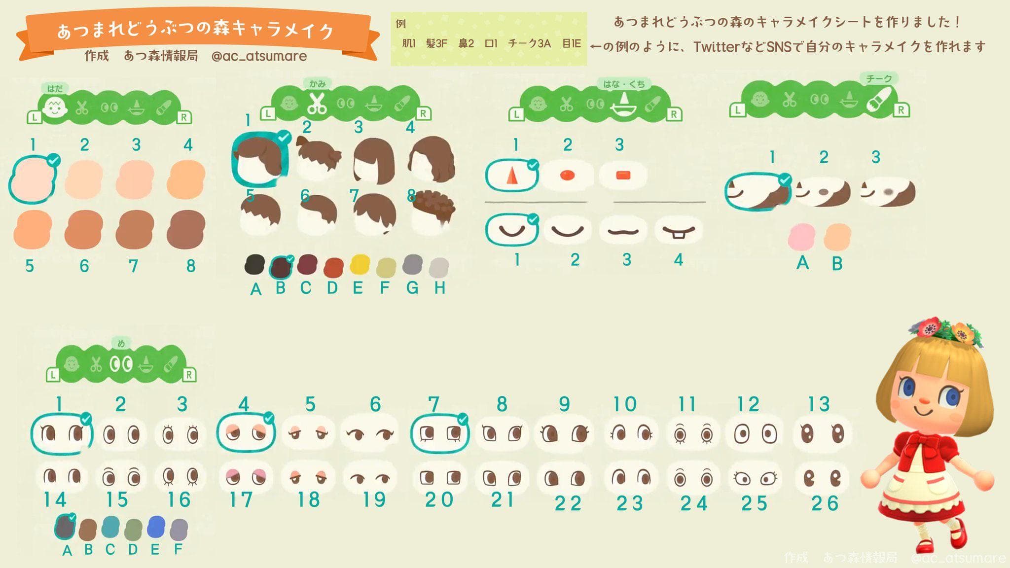 Animal Crossing avatar customization
